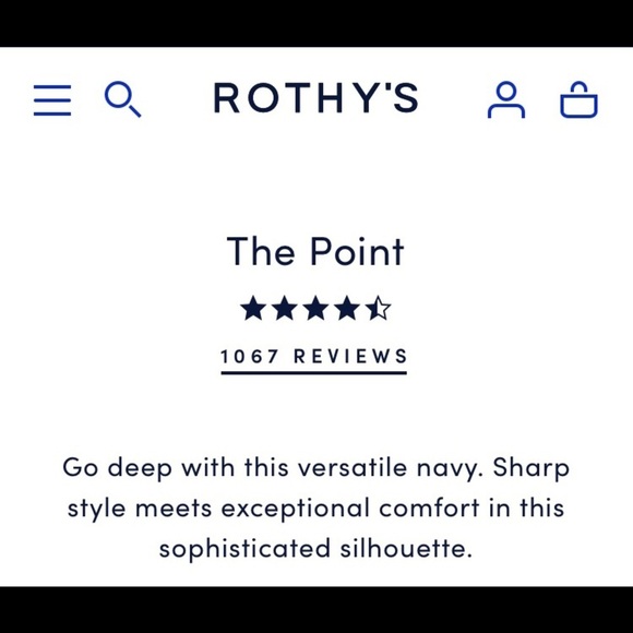 Rothy’s The Point 6.5 EUC / Navy - Picture 7 of 10